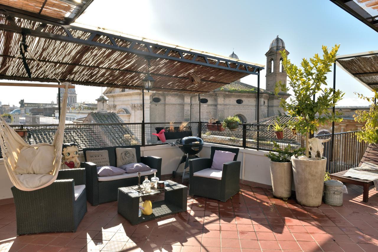 Irex Via Del Corso Private Attico With Jacuzzi Apartment Roma Ngoại thất bức ảnh