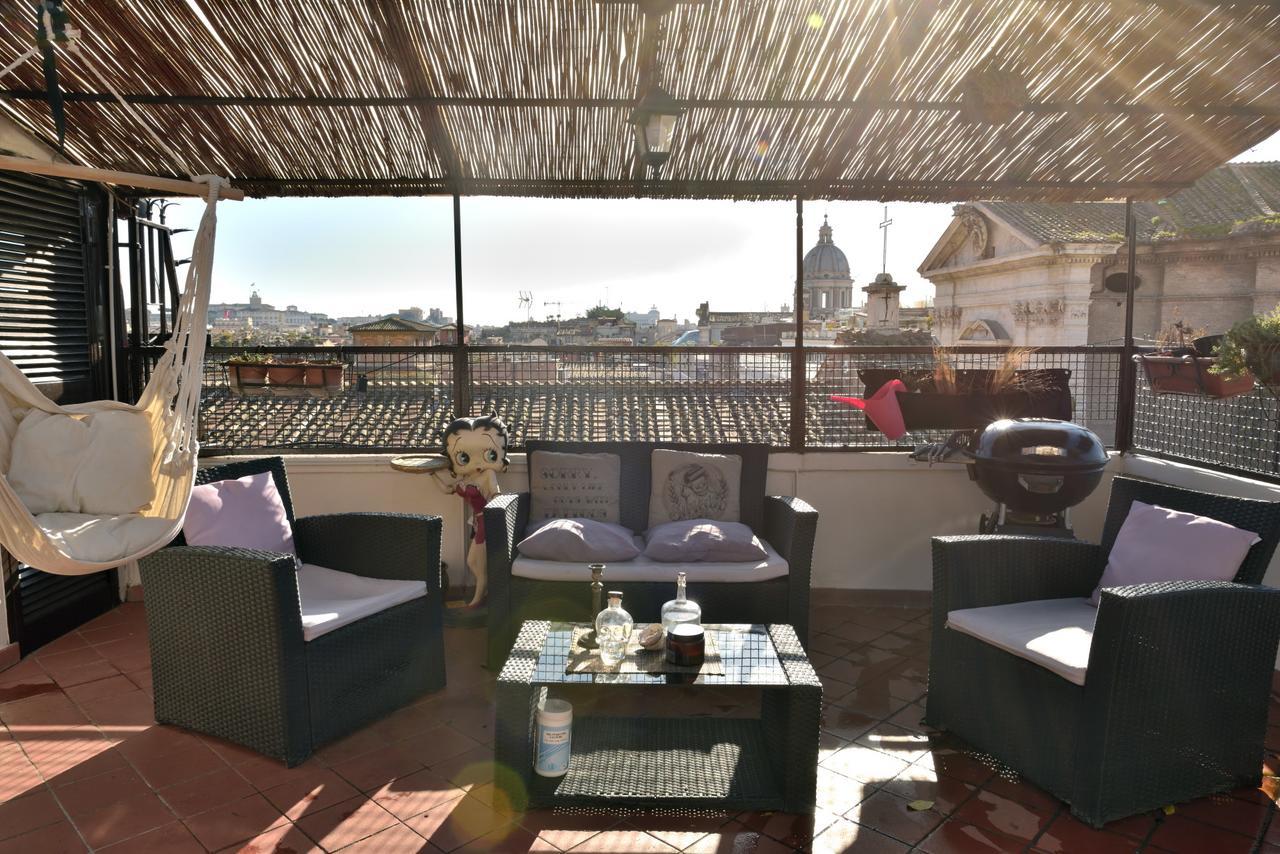 Irex Via Del Corso Private Attico With Jacuzzi Apartment Roma Ngoại thất bức ảnh